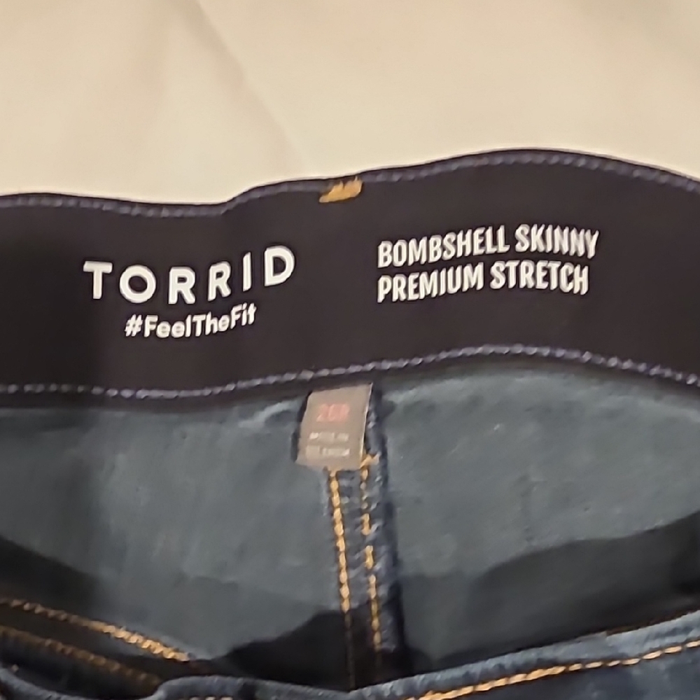 Torrid Premium Stretch Skinny Jeans in Blue